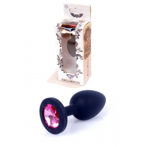 BOSS SERIES | Анальна пробка - Silikon Plug Jewellery Black Small. Ціна: 329 грн