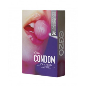 BOSS SERIES | Оральні презервативи - EGZO Oral Condom Ice Cream, 3 шт.. Ціна: 100 грн