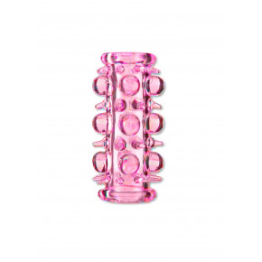 BOSS SERIES | Насадка на член - Stretchy Sleeve Pink. Ціна: 131 грн