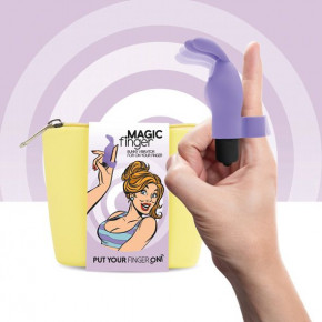 BOSS SERIES | Насадка на палець - FeelzToys - Magic Finger Vibrator Purple. Ціна: 886 грн