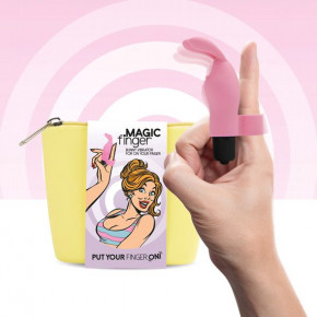 BOSS SERIES | Насадка на палець - FeelzToys Magic Finger Vibrator Pink. Ціна: 886 грн