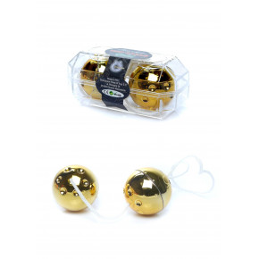 BOSS SERIES | Вагинальные шарики Duo-Balls Gold. Цена: 108 грн