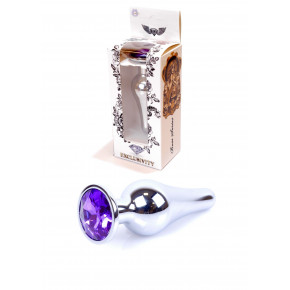 BOSS SERIES | Анальна пробка - Jewellery Silver BUTT PLUG Purple. Ціна: 349 грн