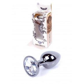BOSS SERIES | Анальная пробка-Jewellery Dark Silver PLUG Clear. Цена: 422 грн