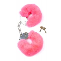 BOSS SERIES | Наручники-Fetish Boss Series Furry Cuffs Pink. Цена 571 грн