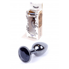BOSS SERIES | Анальна пробка - Jewellery Dark Silver PLUG- Black. Ціна: 422 грн