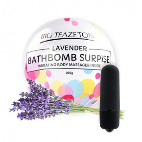 BOSS SERIES | Вибропуля в бомбочке для ванн-Big Teaze Toys Bath Bomb Surprise with Vibrating Body Massager Laven. Цена: 1 102 грн