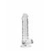 BOYS of TOYS | Фалоімітатор - Realistic Dildo With Balls Transparent 7'/18 см. Цена 915 грн. Фото: 3