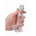 BOYS of TOYS | Фалоімітатор - Realistic Dildo With Balls Transparent 6'/15 см. Ціна 663 грн. Фото: 4