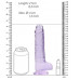 BOYS of TOYS | Фалоімітатор - Realistic Dildo With Balls Purple 8'/20 см. Цена: 1 081 грн. Фото: 2