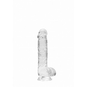 BOYS of TOYS | Фалоімітатор - Realistic Dildo With Balls Transparent 6'/15 см. Ціна: 663 грн