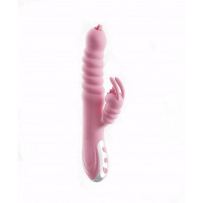 BOSS SERIES | Вибратор-кролик Hannah Pink. Цена: 1 930 грн