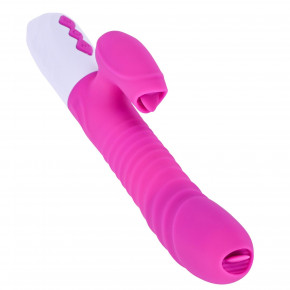 Boys | Вібратор - Silicone Vibrator USB 7 Function and Thrusting Function / Heating Purple. Цена: 2 448 грн
