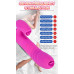 Boys | Вібратор - Silicone Vibrator USB 7 Function and Thrusting Function / Heating Purple. Цена 2 448 грн. Фото: 4