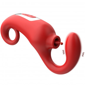 Boys | Вібратор - Merfi, 10 Vibration Functions, 10 Frequency Tongue Licking USB. Ціна: 1871 грн