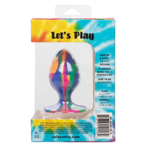 California Exotic | Анальная пробка рельефная, M, на присоске California Exotic Novelties разноцветная. Ціна 895 грн. Фото: 2