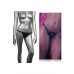California Exotic | Трусики стринги со стразами и открытым доступом CalExotics Crotchless Thong, черный. Ціна 1100 грн. Фото: 3