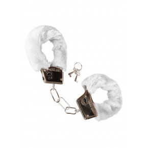 California Exotic | Наручники металлические с пушком CalExotics Playful Furry Cuffs, белые. Ціна: 495 грн