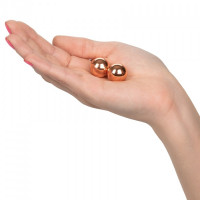 California Exotic | Вагинальные шарики CalExotics Climax Weighted Kegel Balls Nickel-Free - Rose Gold. Цена 638 грн