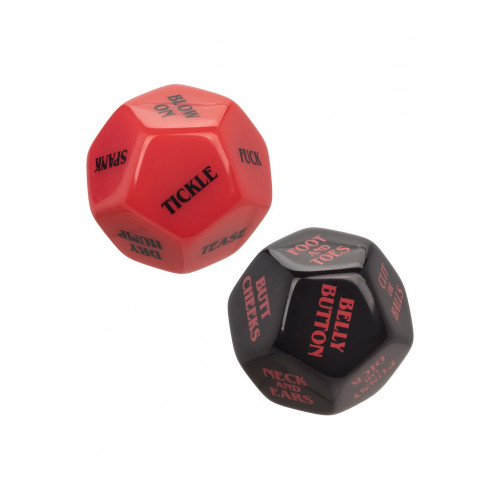 California Exotic | Игральные секс-кубики для пары CalExotic Roll Play-Naughty Dice Set, красно-черные. Ціна 430 грн California Exotic | Игральные секс-кубики для пары CalExotic Roll Play-Naughty Dice Set, красно-черные. Ціна 430 грн