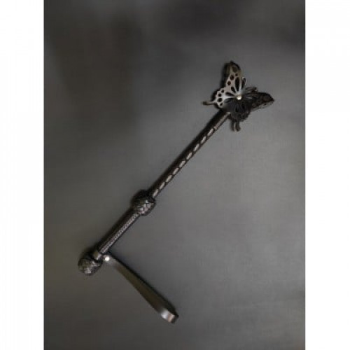 Candy Hero | Стек с бабочкой БДСМ Candy Hero кожа, короткий, черный. Цена 3 995 грн Candy Hero | Стек с бабочкой БДСМ Candy Hero кожа, короткий, черный. Цена 3 995 грн