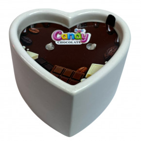 Candy | Массажная свеча с ароматом шоколада Candy Chocolate в форме сердца, 70 мл. Цена: 520 грн