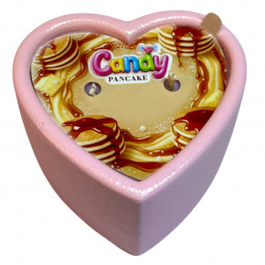 Candy | Массажная свеча с ароматом панкейка Candy Pancake в форме сердца, 70 мл. Цена: 650 грн