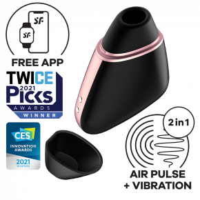 Satisfyer | Вакуумный стимулятор Love Triangle Black. Цена: 1 679 грн