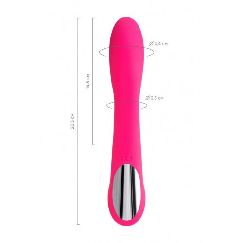 Toyfa | Вібратор - Unrealistic JOS Twig vibrator, 5 vibration modes, silicone, pink, 20.5 cm, O 3.4 cm. Цена 270 грн. Фото: 1
