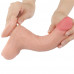Lovetoy | Фалоімітатор LoveToy Sliding Skin Dual Layer Dong Flesh 8.5" (22 см). Ціна 1827 грн. Фото: 4