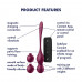 Satisfyer | Вагінальні кульки Satisfyer Love Birds Vary Connect App з вібрацією. Ціна 2199 грн. Фото: 7