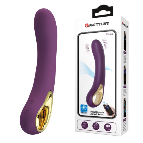 Baile | Pretty Love Ethan RC Control Vibrator Purple. Ціна 1784 грн