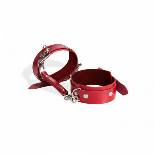 Art of Sex | Наручники из экокожи Art of Sex - Eva, цвет красный. Ціна 399 грн