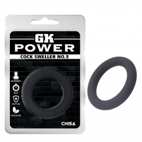 Chisa Novelties | Эрекционное кольцо GK Power Ring Black Cock Sweller No.3. Цена: 254 грн