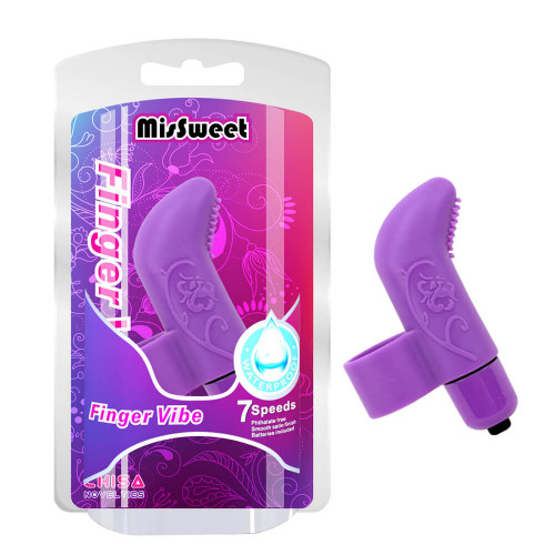 Chisa Novelties | Кліторальний стимулятор - MisSweet Finger Vibe, фіолетовий. Ціна 512 грн Chisa Novelties | Кліторальний стимулятор - MisSweet Finger Vibe, фіолетовий. Ціна 512 грн