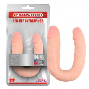 Chisa Novelties | Фаллоимитатор двойной Chisa Her-Her Overlap #02. Цена: 1 450 грн