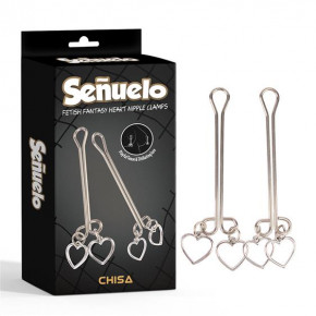 Chisa Novelties | Затискачі для сосків - Senuelo Fetish Fantasy Heart Nipple Clamps. Цена: 701 грн