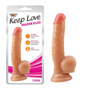 Chisa Novelties | Фаллоимитатор с мошонкой Chisa Keep Love Shadow Dildo Flesh. Цена: 695 грн