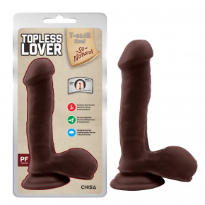 Chisa Novelties | Фаллоимитатор на присоске Chis Topless Lover Brown, коричневый. Цена: 1 425 грн