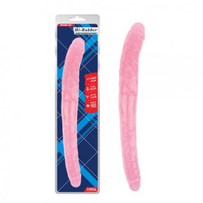 Chisa Novelties | Фаллоимитатор двойной Hi-Rubber 45 см, Pink. Цена: 1 950 грн