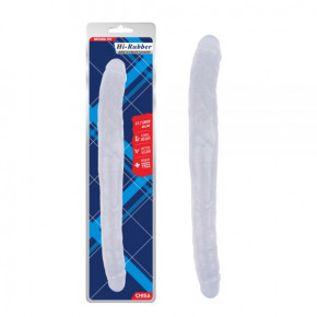 Chisa Novelties | Фаллоимитатор двойной Hi-Rubber 45 см, Clear. Цена: 1 850 грн
