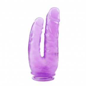 Chisa Novelties | Фаллоимитатор двойной Chisa прозрачный Hi-Rubber 9.4. Цена: 1 599 грн