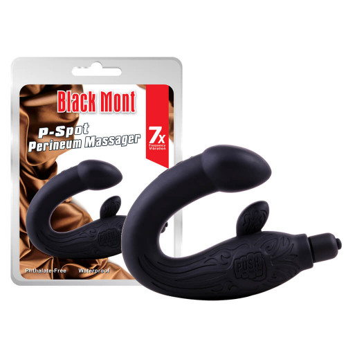 Chisa Novelties | Массажер простаты Black Mont P-Spot Perineum Massager. Цена 1 092 грн Chisa Novelties | Массажер простаты Black Mont P-Spot Perineum Massager. Цена 1 092 грн
