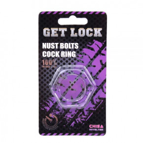 Chisa Novelties | Кольцо эрекционное Nust Bolts Cock Ring-Clear. Цена: 245 грн