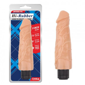 Chisa Novelties | Вібромасажер Hi-Rubber Dildo, Flesh. Ціна: 795 грн