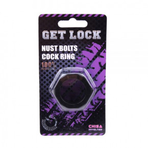 Chisa Novelties | Кільце Ерекційне Nust Bolts Cock Ring-Black. Ціна: 245 грн