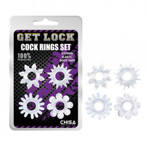 Chisa Novelties | Набір Кілець Gk Power Cock Rings Set-Clear. Ціна: 380 грн