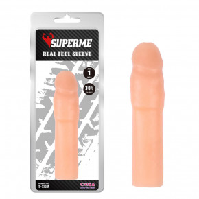 Chisa Novelties | Насадка на член - SuperMe Real Feel Sleeve. Ціна: 541 грн
