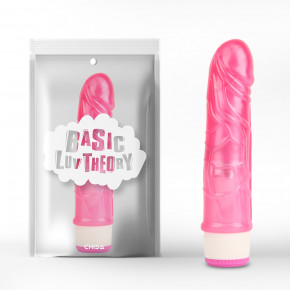 Chisa Novelties | Вибратор реалистичный на батарейках Chisa Basic Luv Theory Stud Rod, розовый, 17.5 см. Цена: 599 грн