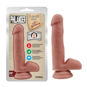 Chisa Novelties | Фаллоимитатор с хребтом Philander Flesh. Цена: 950 грн